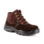 Bota de Segurança com Cadarço Marrom Bracol