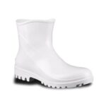 Bota de PVC Impermeável Cano Curto Branca