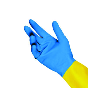 luva neoprene forrada bicolor