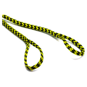 Corda Zebrada Amarelo / Preto