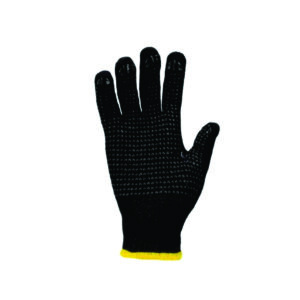 luva de algodão pigmentada tatex preta