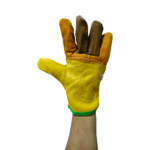 luva mista curta vaqueta e raspa