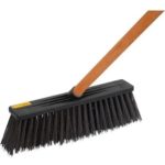 Vassoura para Gari de Nylon com Cabo de Madeira