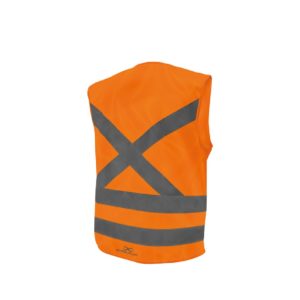 Colete Refletivo Com Bolso Laranja Volk