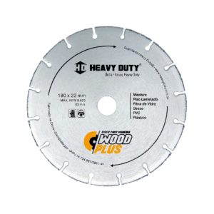 Disco de Madeira Woodplus Tungstênio 110x20