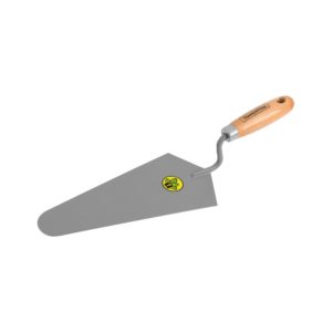 Colher de Pedreiro em Aço com Cabo de Madeira