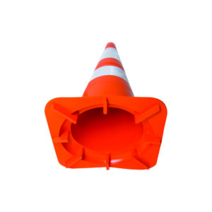 Cone Emborrachado com Faixa Refletiva NBR 15071/2022