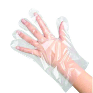 luva plastica descartavel