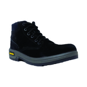 Botina de Couro Nobuck Agrícola Preta