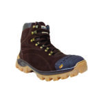 Bota de Couro Caterpillar Cor Chocolate e Café