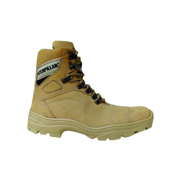 Bota Caterpillar de Couro Cor Nude